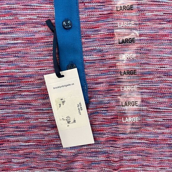 Brookline Brigade Texture Long Sleeve Henley L - Picture 4 of 5